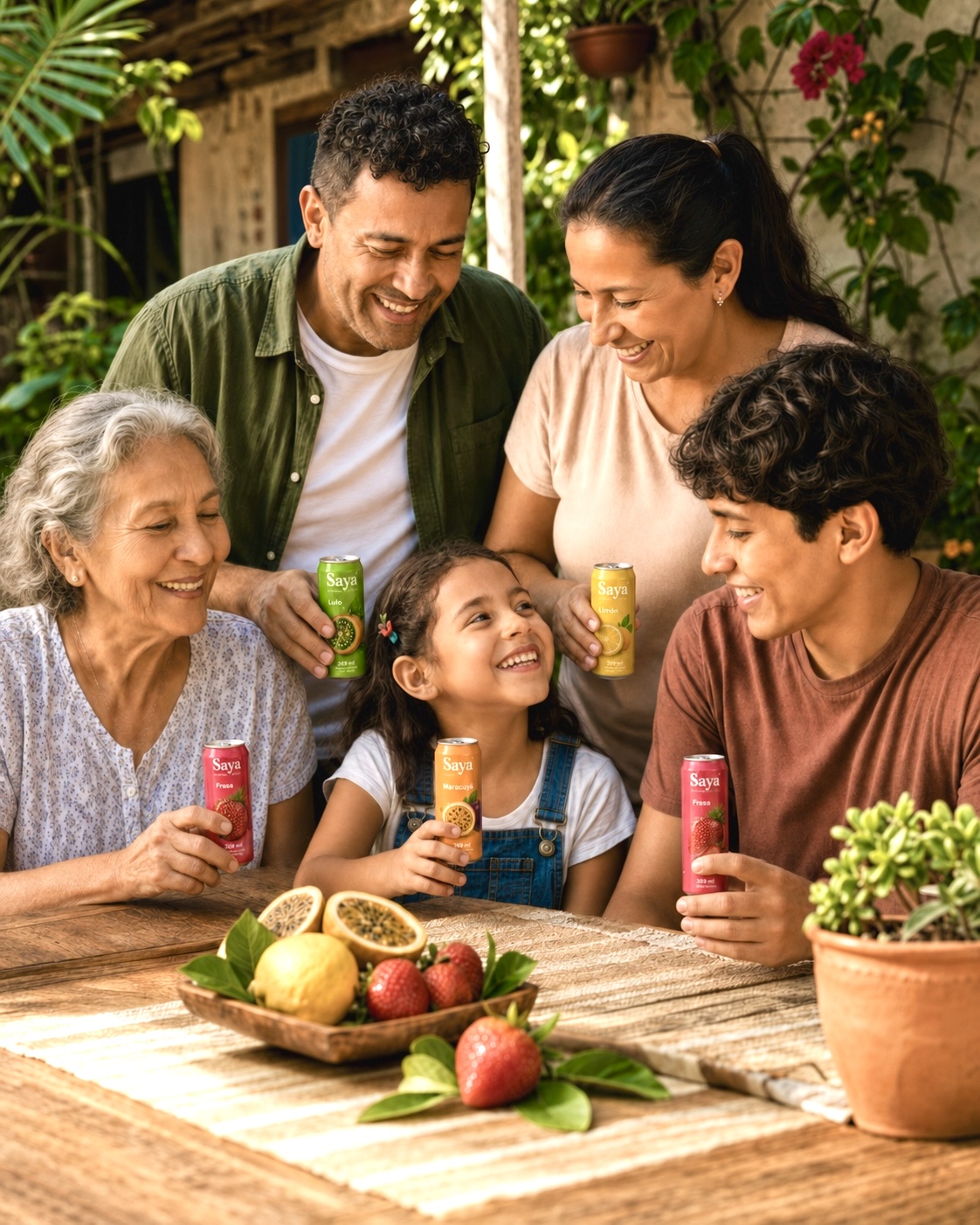 Familia con SAYA